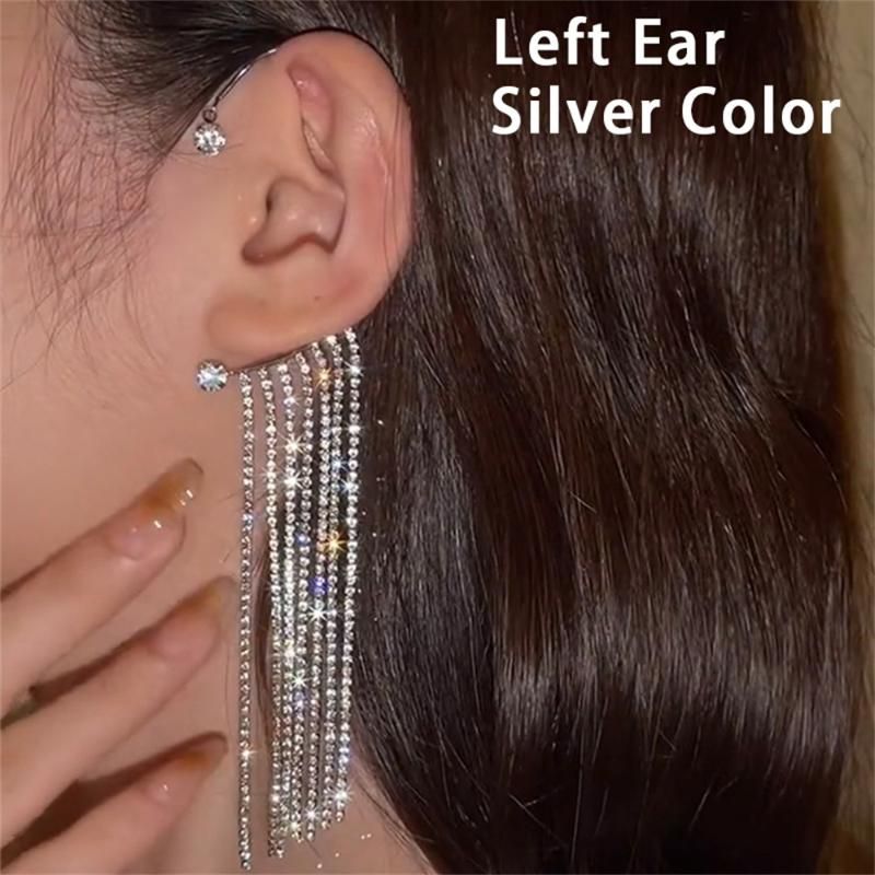 1pc silver left ear