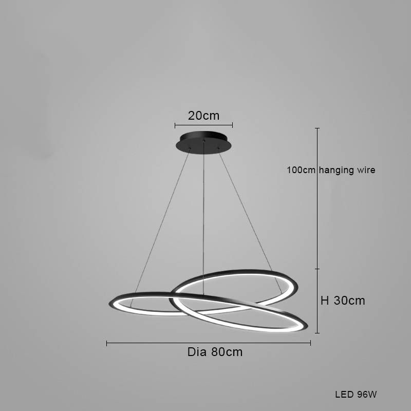 Dia 80cm caldo luce