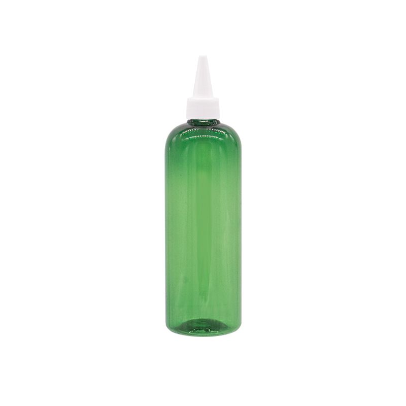 500 ml groene fles wit plastic