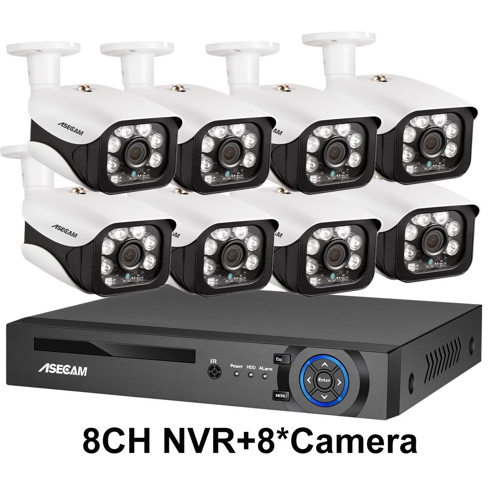 8ch Nvr And 8 Camera-1t