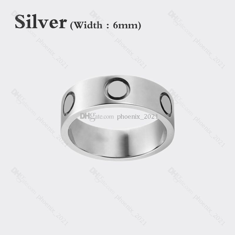 Silber (6mm) -Love-Ring