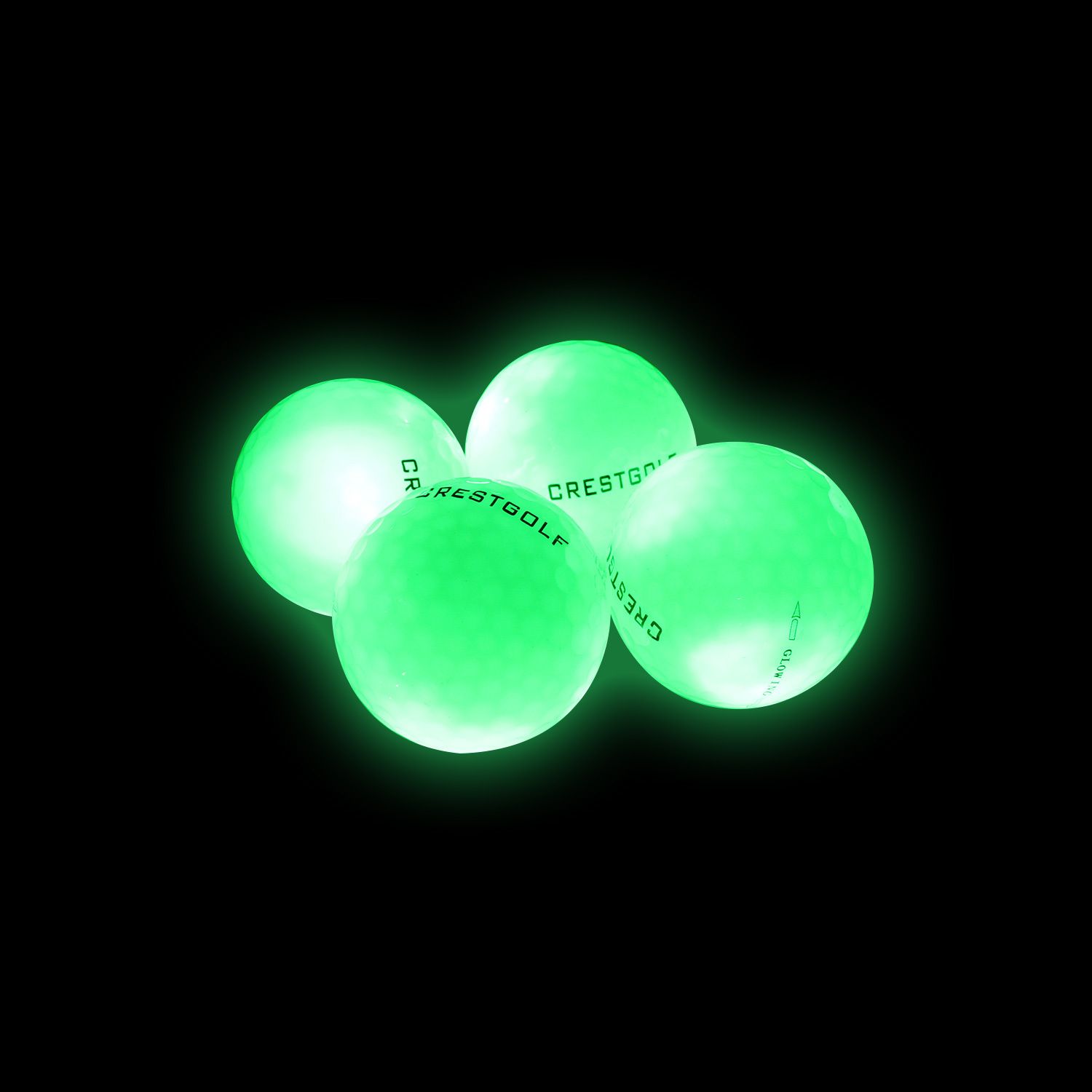 Green Golf Balls