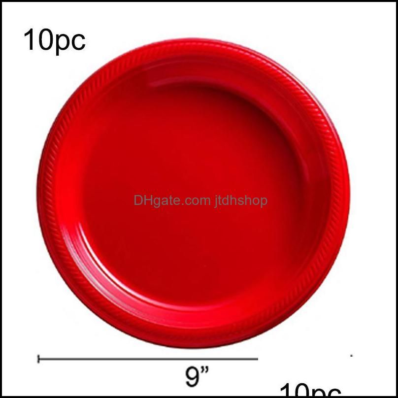 10Pc 9Inch Plate