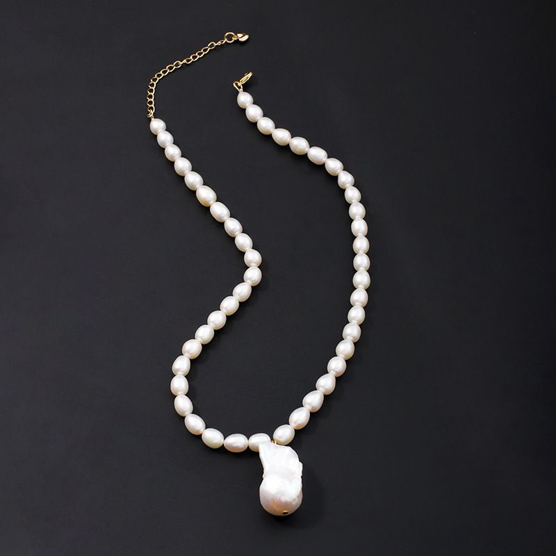 Collana perla 1 Cina 4-4,5 mm 36 cm