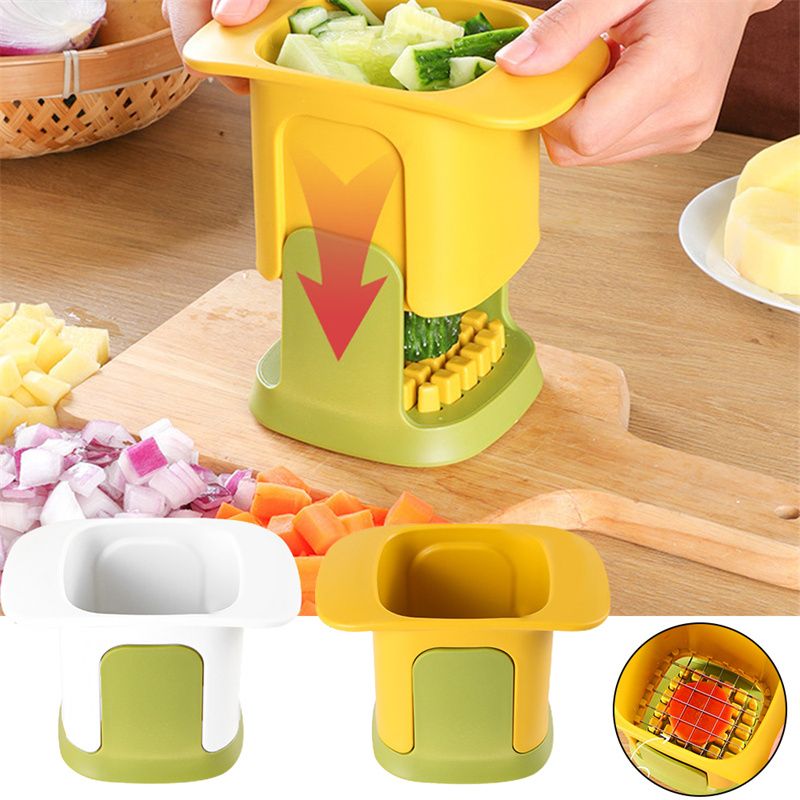 Easychop 6 In 1 Vegetable Chopper Slicer, Efficient Handheld Kitchen Tool  For Onion, Cucumber, Potato And More. From Sunshine_mall, $5.88