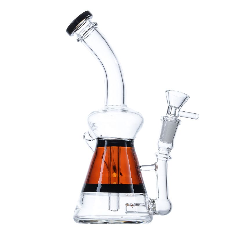 01 amber bong with bowl