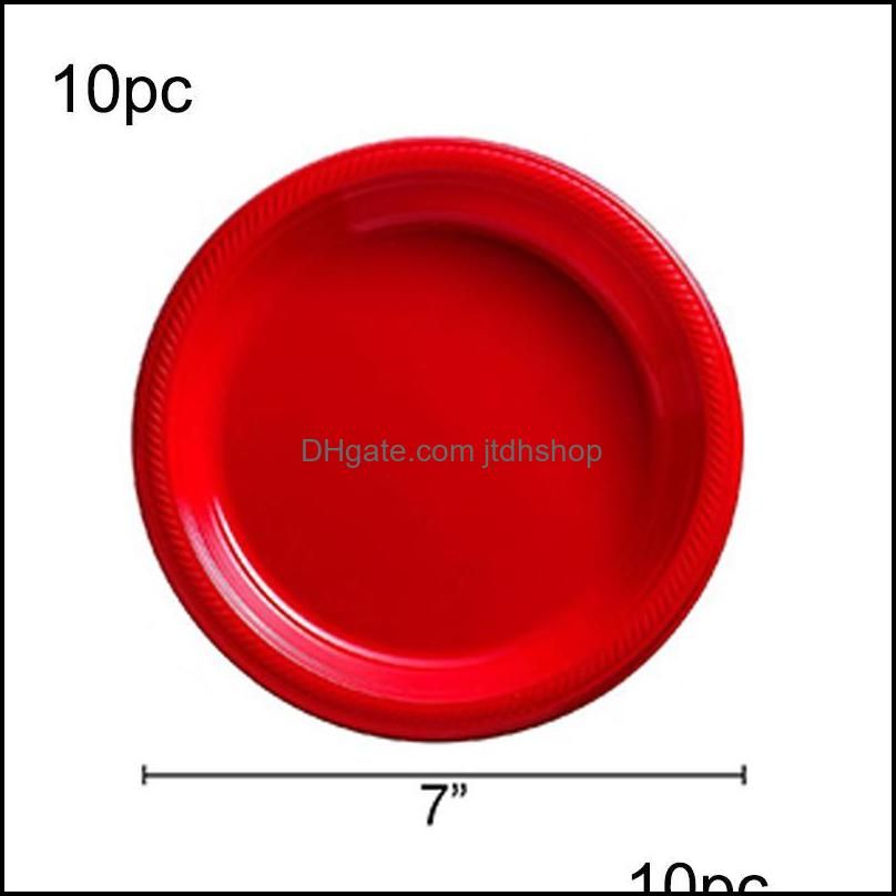 10Pc 7Inch Plate