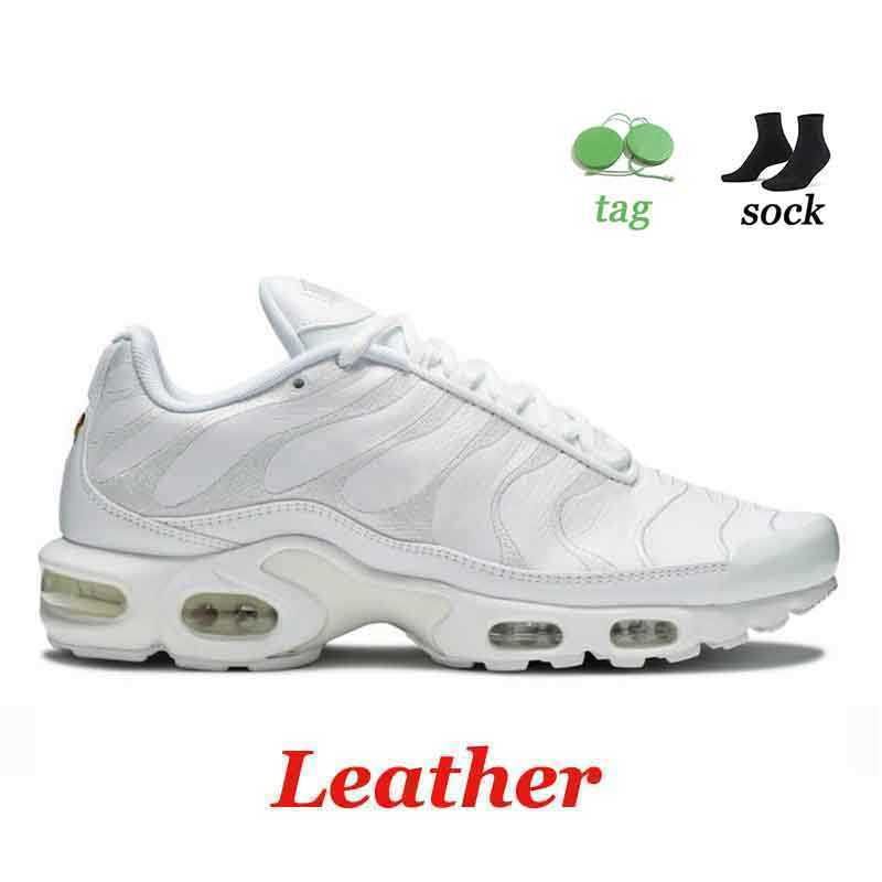 40-46 triple white leather