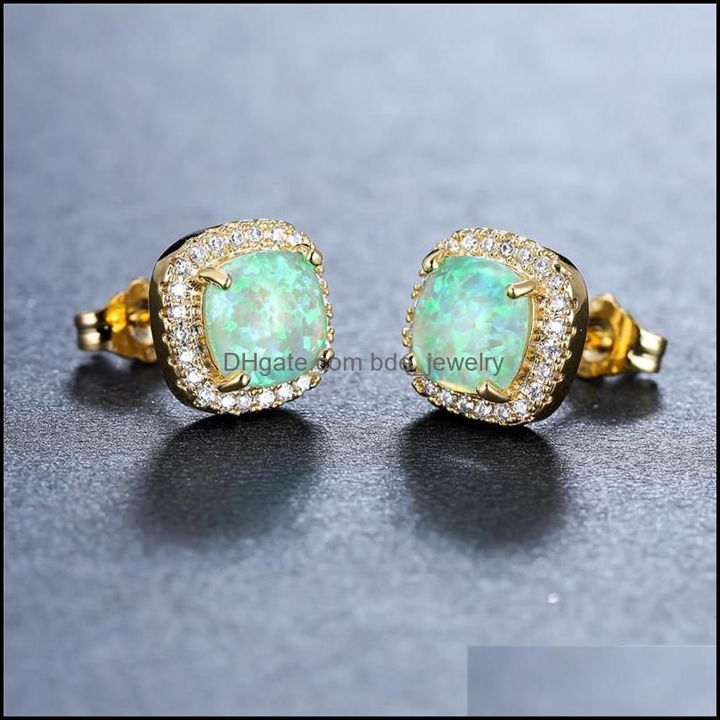 Gold Green Opal