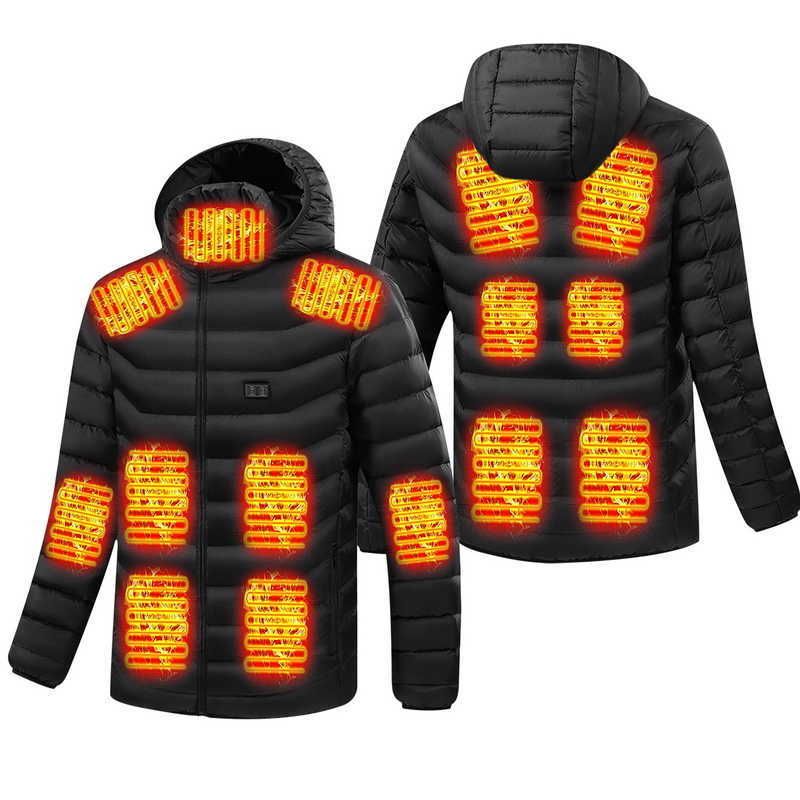 15 heated coat black