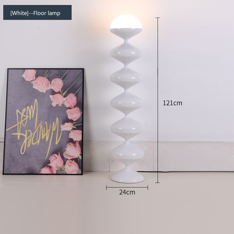 White floor lamp