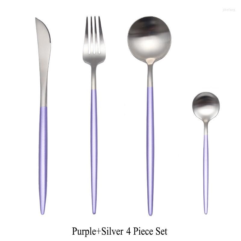 Purple silver