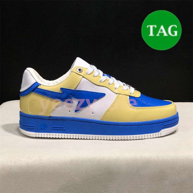 06 patent leather royal yellow
