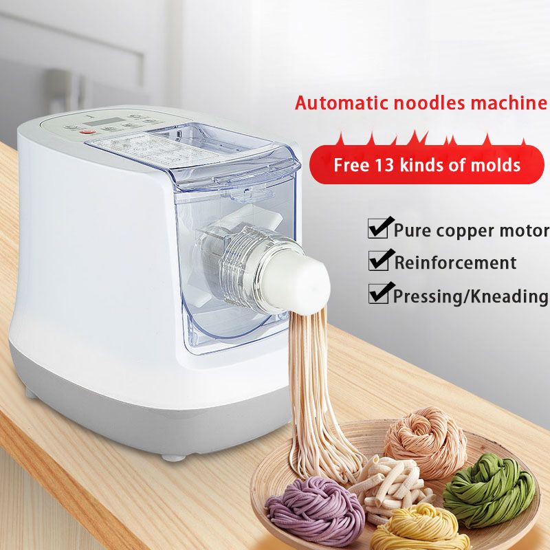 Brand: AutoChef Type: PastaPro Specs: Automatic Electric Dough Roller And Noodle  Maker Keywords: Spaghetti, Macaroni, Dumpling Skin Key Points: Easy To Use,  Homemade Pasta In Minutes Main Features: Multiple Noodle Shaping  Attachments,