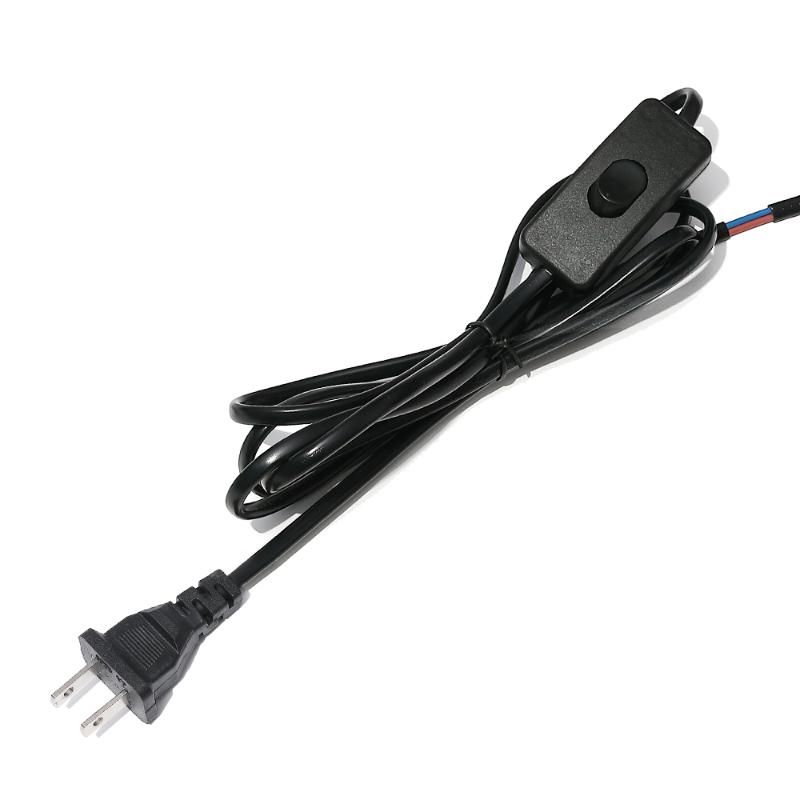 Black US Plug 1,8M