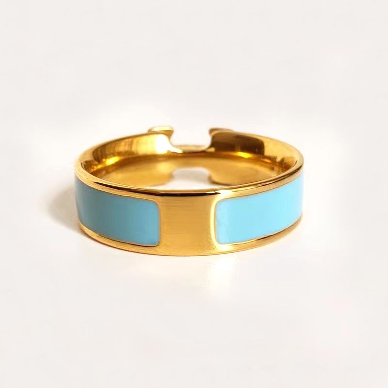 Gold + light blue