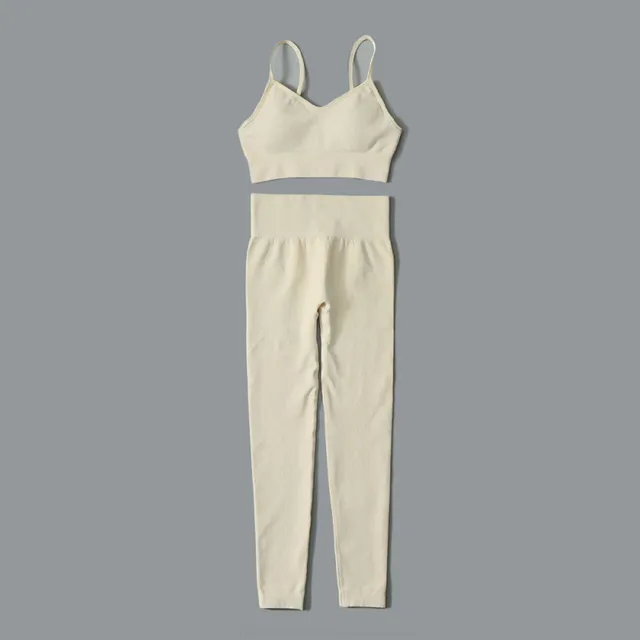 Beige Yoga Set-B