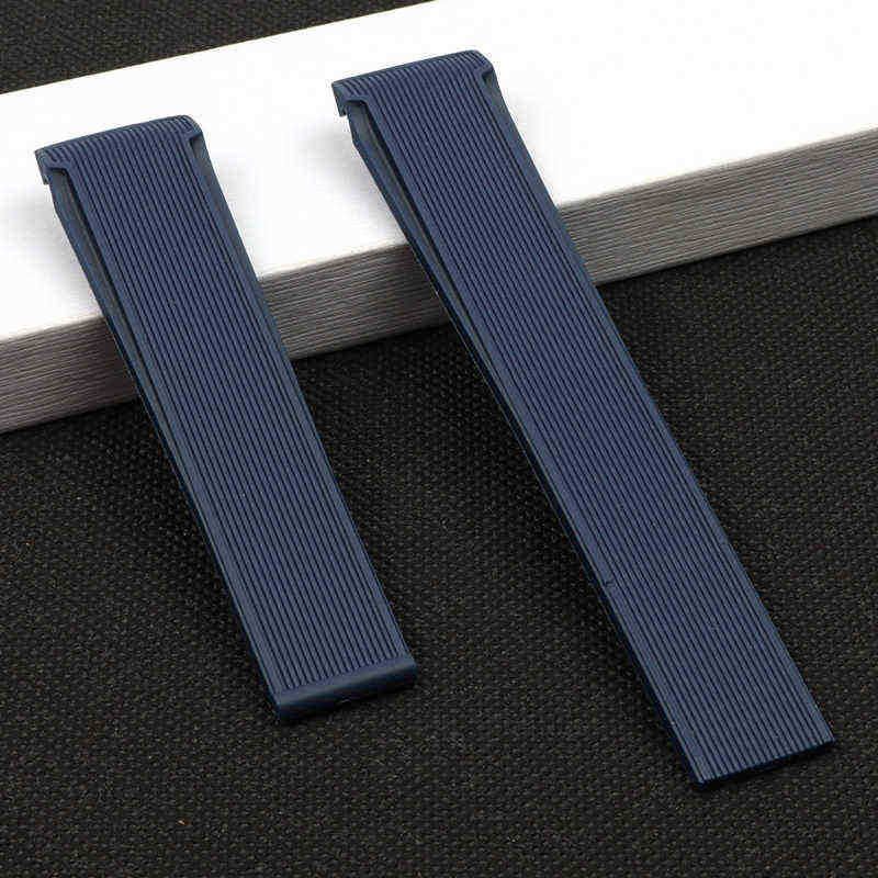 Cinturino blu-22mm senza fibbia