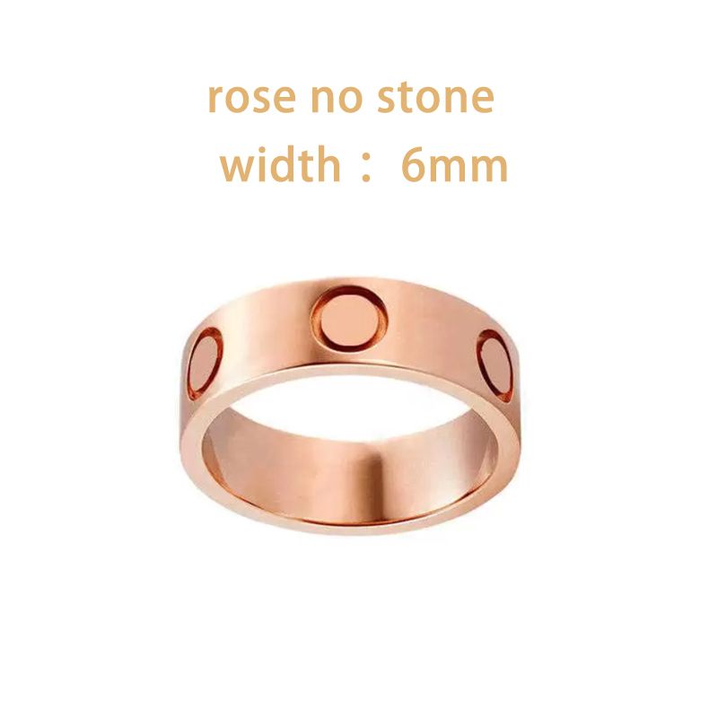 6mm Rose sin piedra