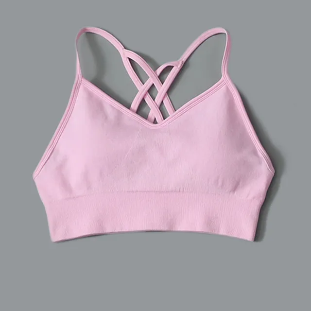 Pink Sports Bra-A