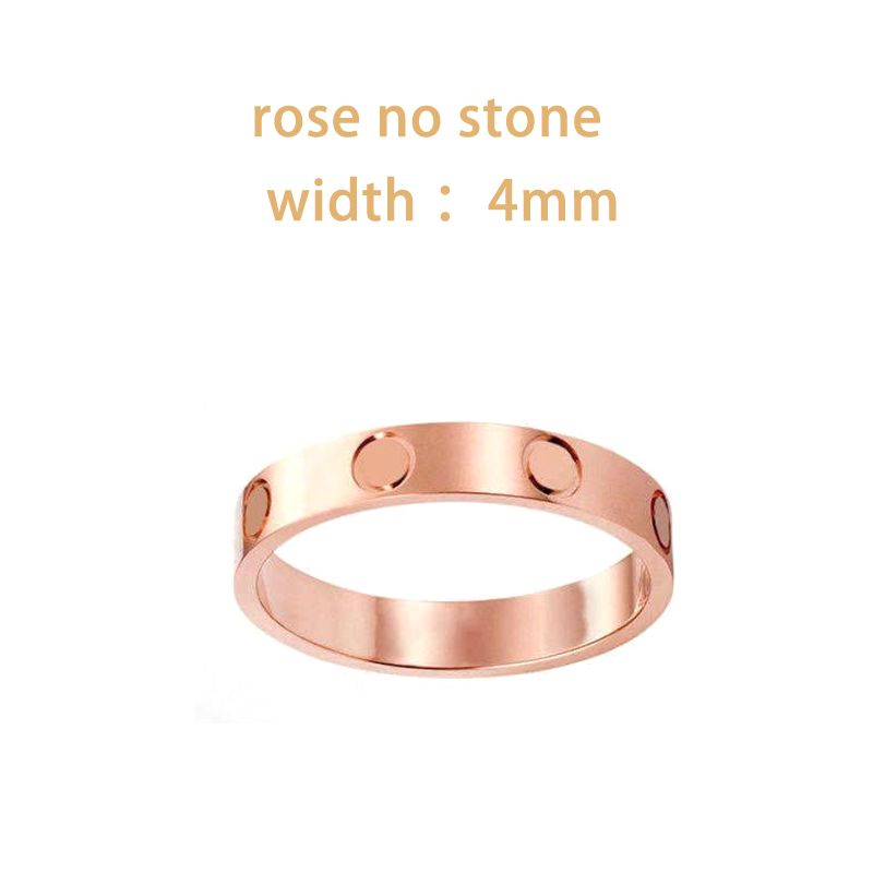 Rose de 4 mm sin piedra