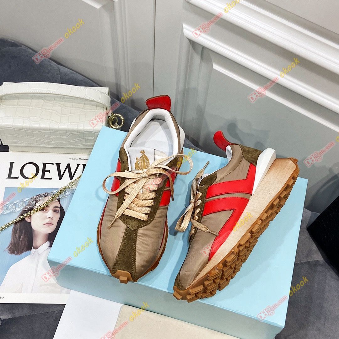 Top The latest trend Forrest Gump Running shoe Mens Womens bumper sneaker Nylon upper calf Casual Shoes Retro heightening lavins sports shoes size