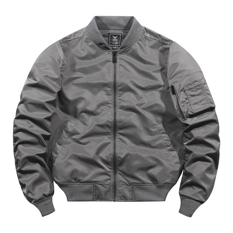 veste de bombardier gris