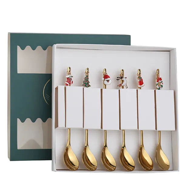 gold spoon set