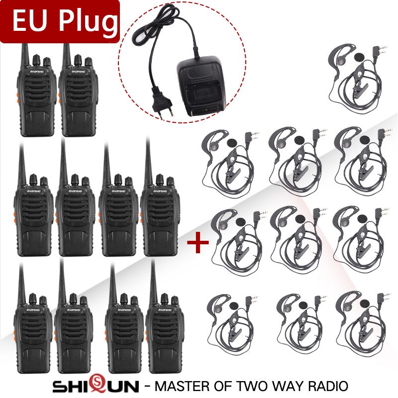 10PCS EU-Headset