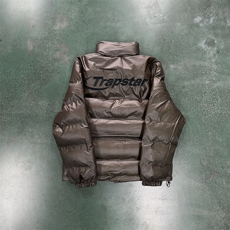 trapstar brown puffer