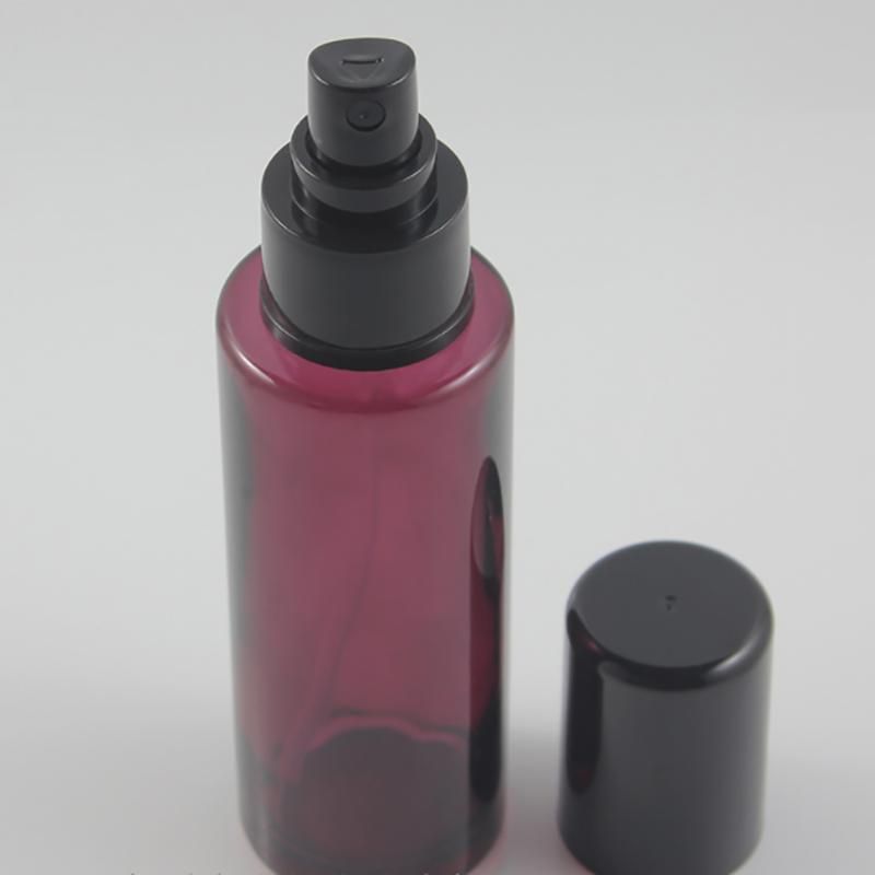 100ml Spray Pump Black Cap Glass