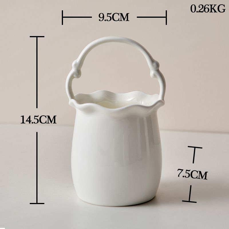 Altezza vaso 14.5 cm.