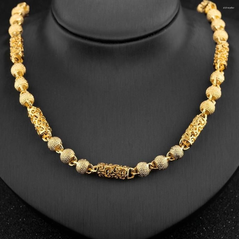 Chains Coarse Domineering Men Necklace Yellow Gold Filled Hip Hop Fashion Mens Chain Jewelry_voghion.com