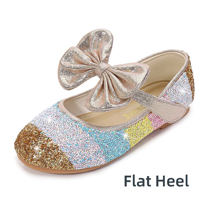 flat heel golden