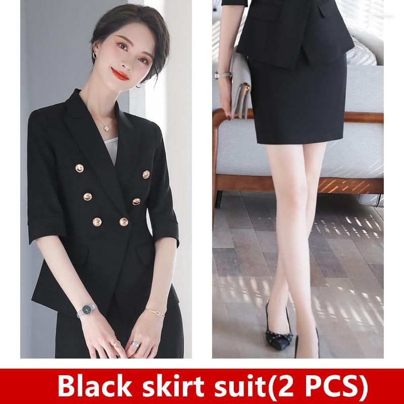 Black Skirt Suit