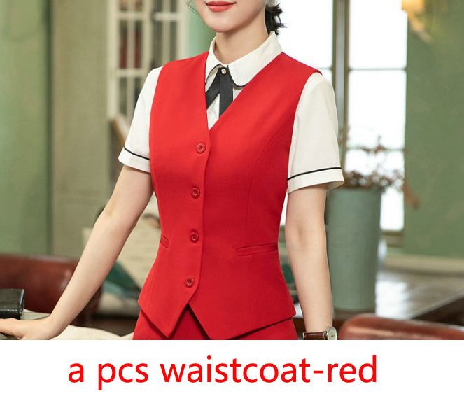 red waistcoat