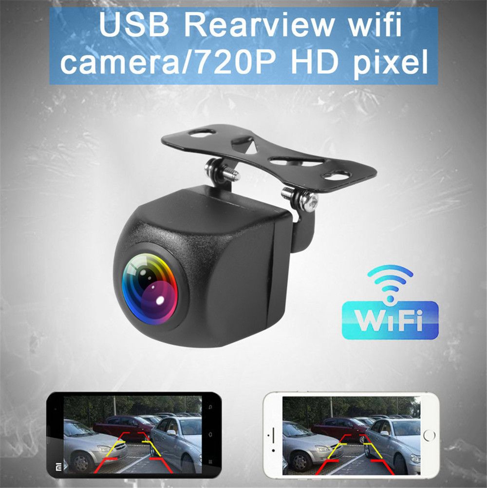 Wireless Backup Camera USB Cable HD WIFI Rear View Camera for Car, Vehicles,  WiFi Backup Camera with Night Vision, IP67 Waterproof LCD Wireless  Reversing Monitor 
