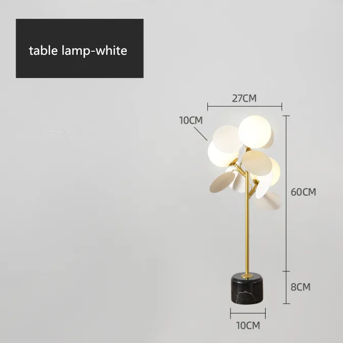 Lampe de table blanche