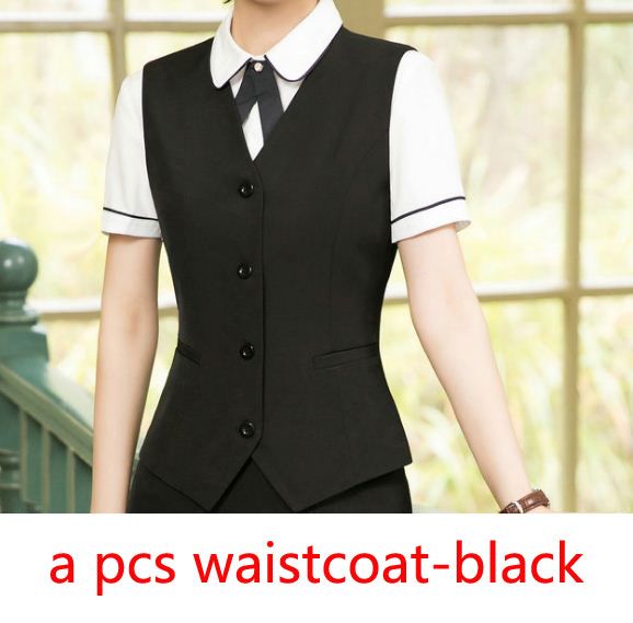 black waistcoat