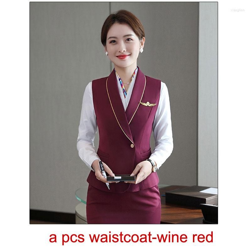 Wine Red Vest 1 PCS