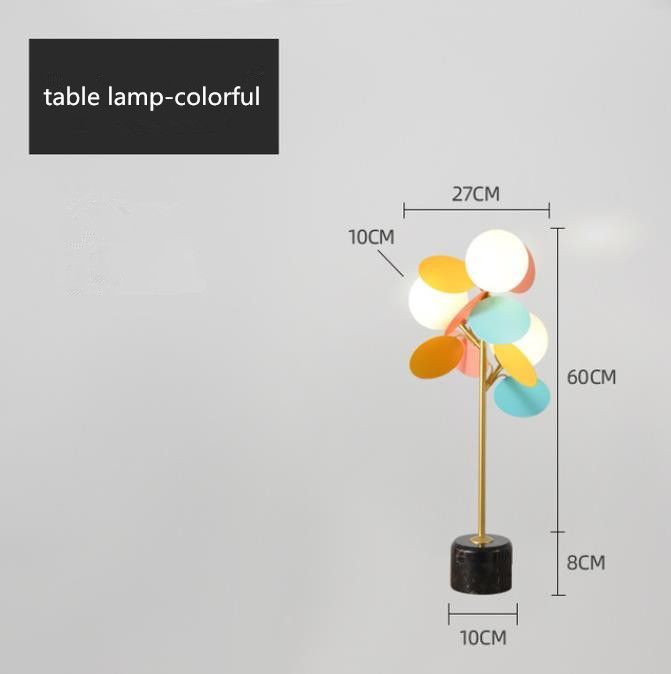 lampe de table coloré