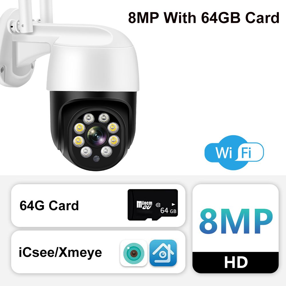 8MP com 64 GB de plugue de cartões