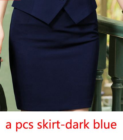 dark blue skirt