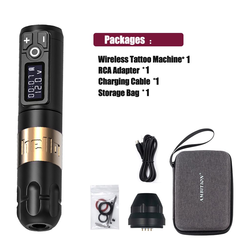 Tattoo Guns Kits Ambition Solditer Professional Wireless Machine