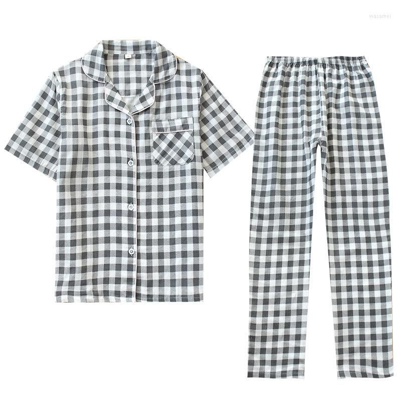 Hommes à plaid gris