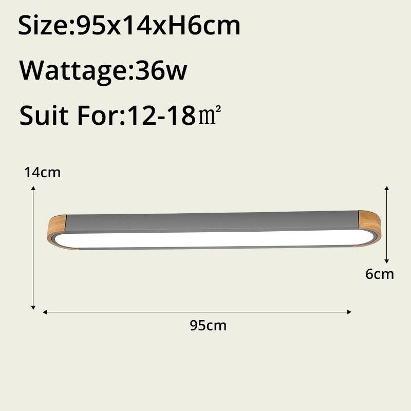 cinza 95x14x6cm 36w.