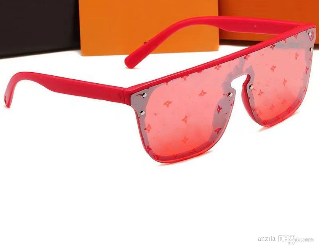 rood met lens met een patroon