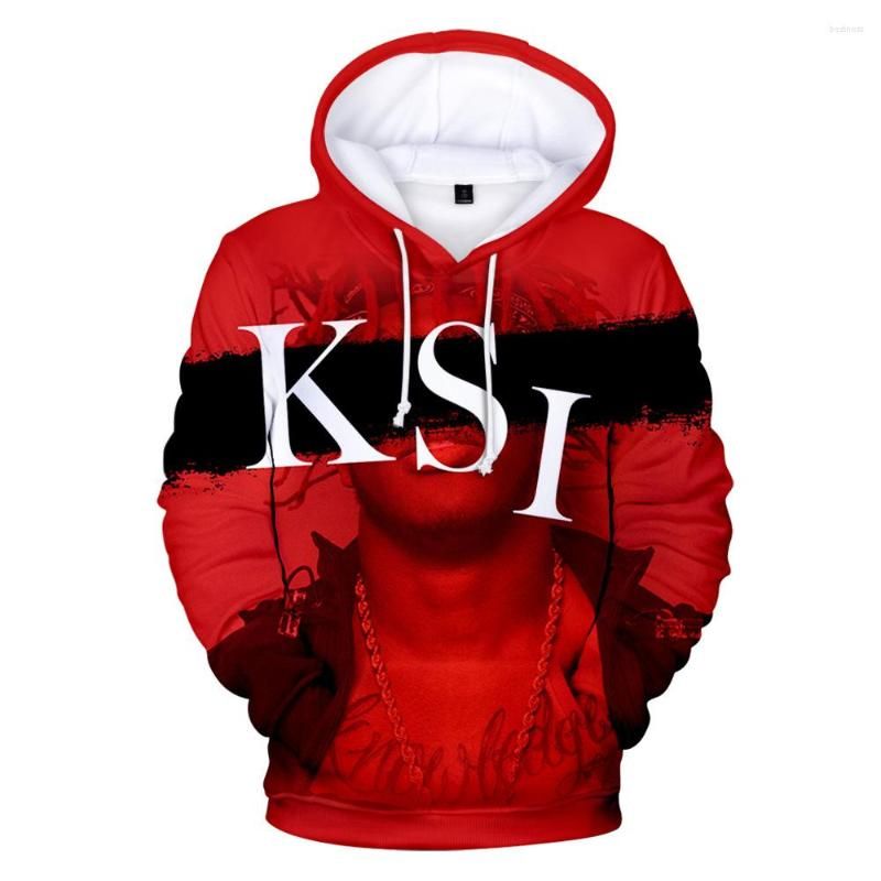 Mens Hoodies 2023 Rapper KSI 3D Print Men/Women Sweatshirts Unisex