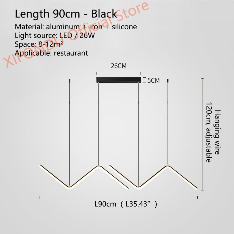 L90cm-黒い温かい白