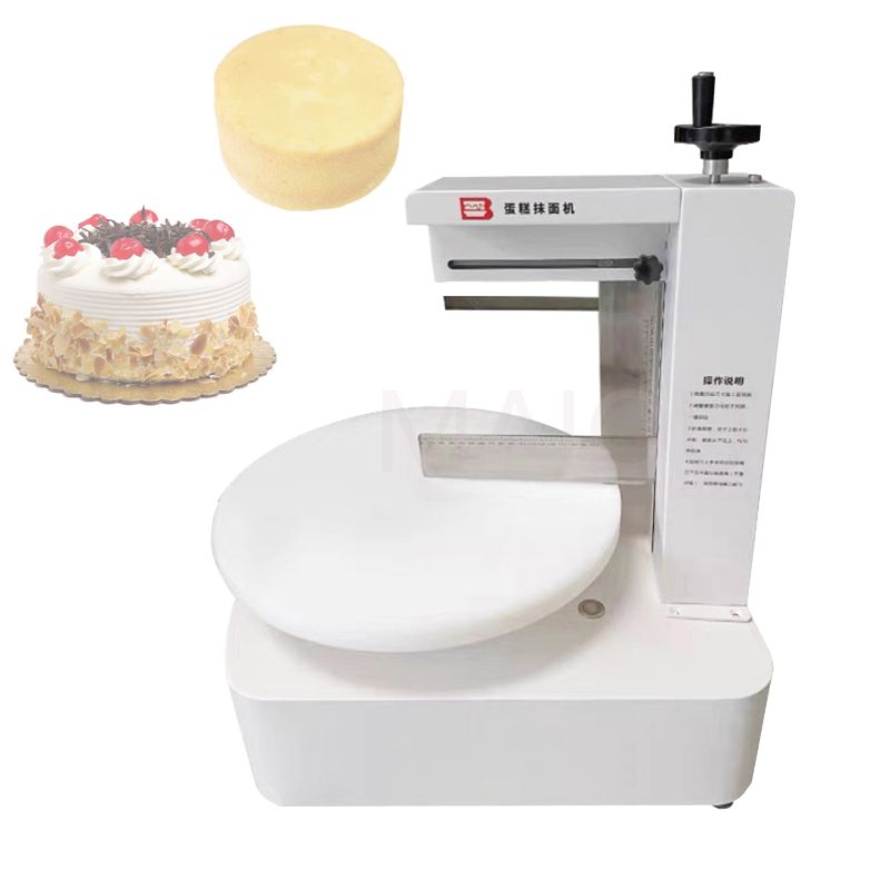 Cake Butter Cream Spreading Machine Ice Cream Smooth Coating Spreading  Machine for Birthday Cake Cream Jam Spreader,White